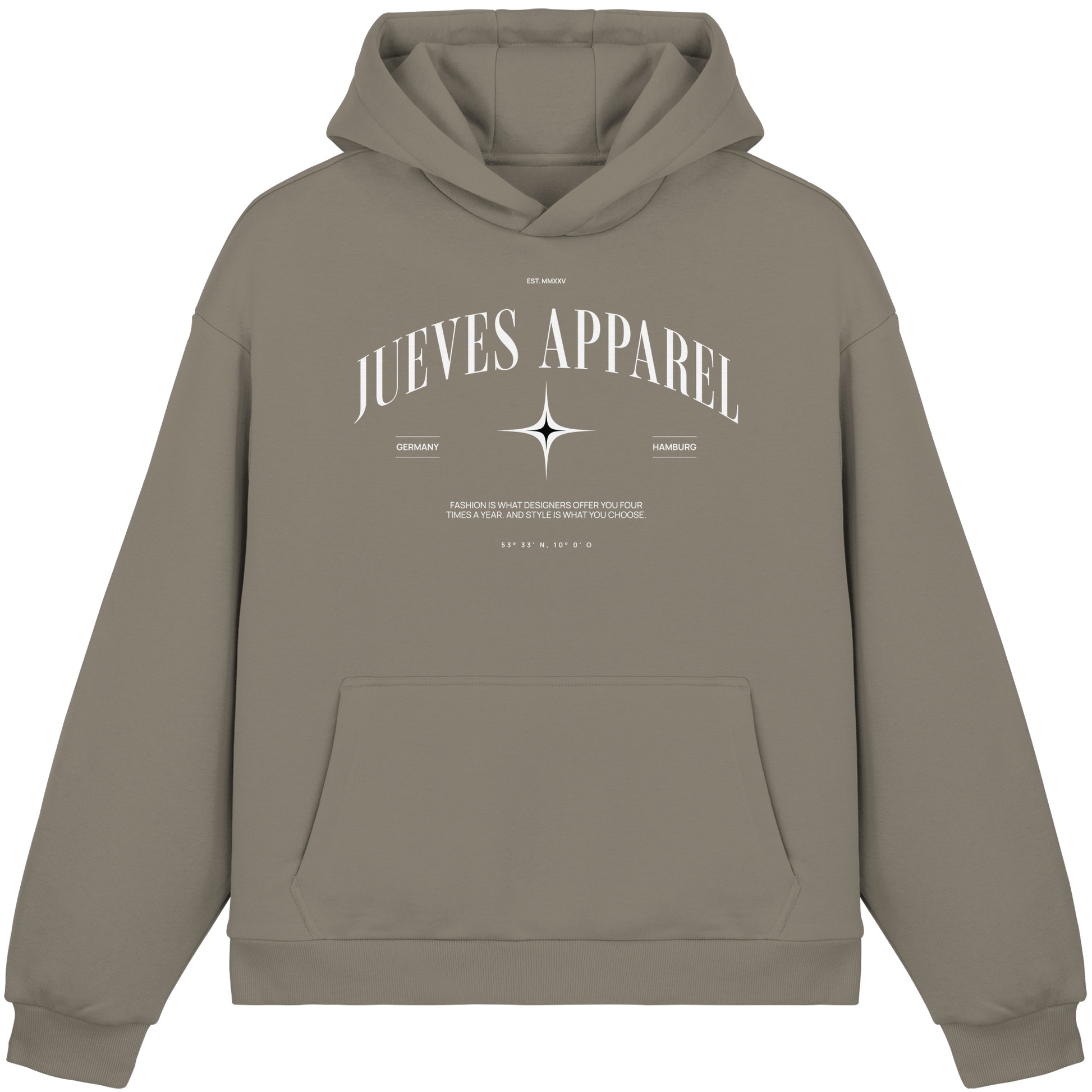Hamburg - Fluffy Boxcut Hoodie