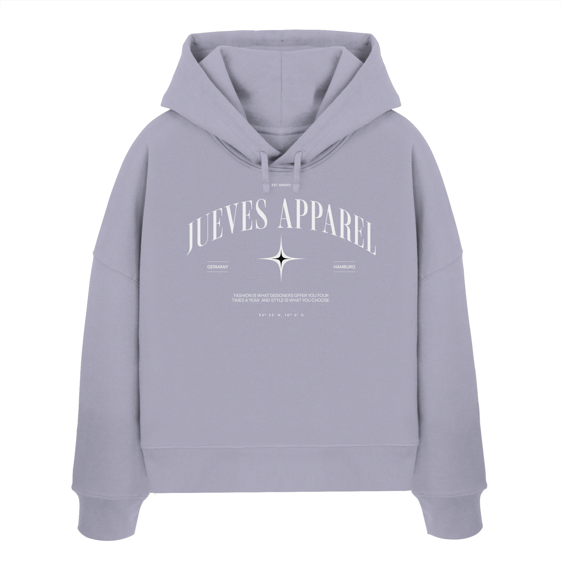 Hamburg - Damen Boxcut Hoodie