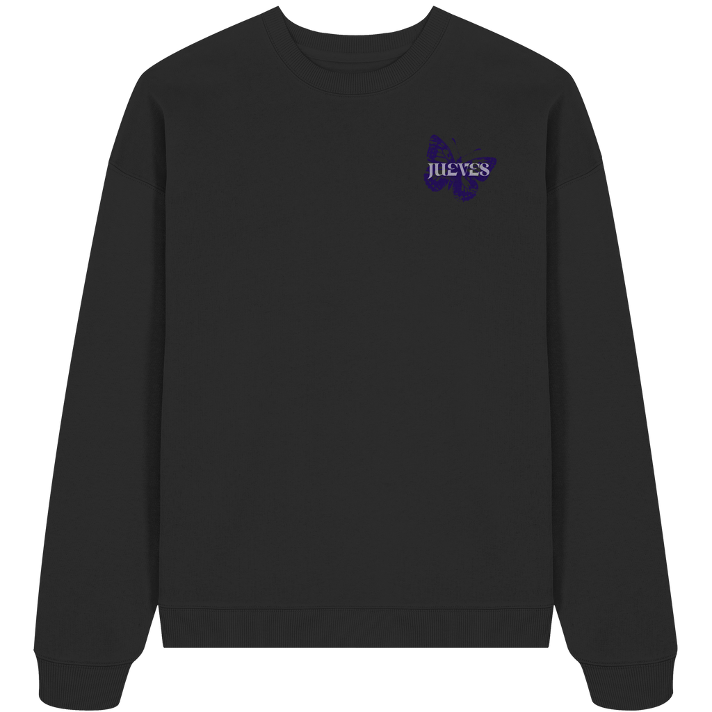 Oversized Boxcut Sweatshirt mit Rückendruck von Jueves Apparel