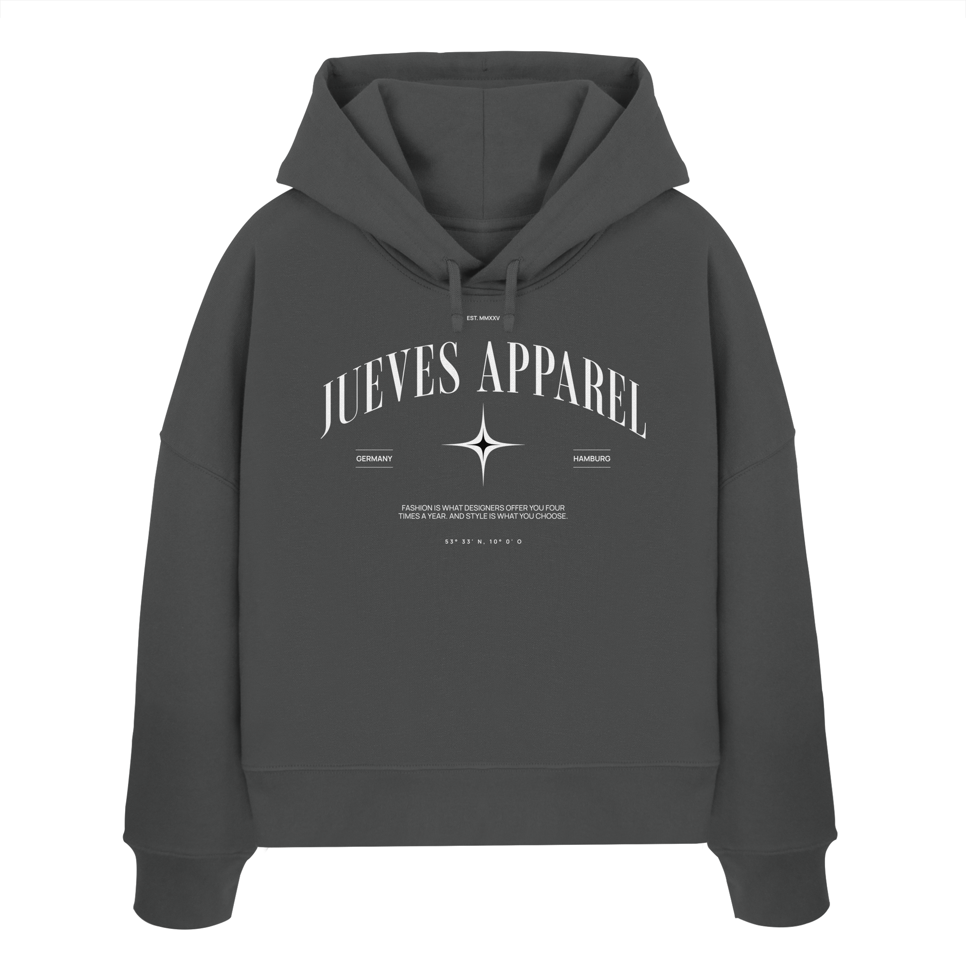 Hamburg - Damen Boxcut Hoodie